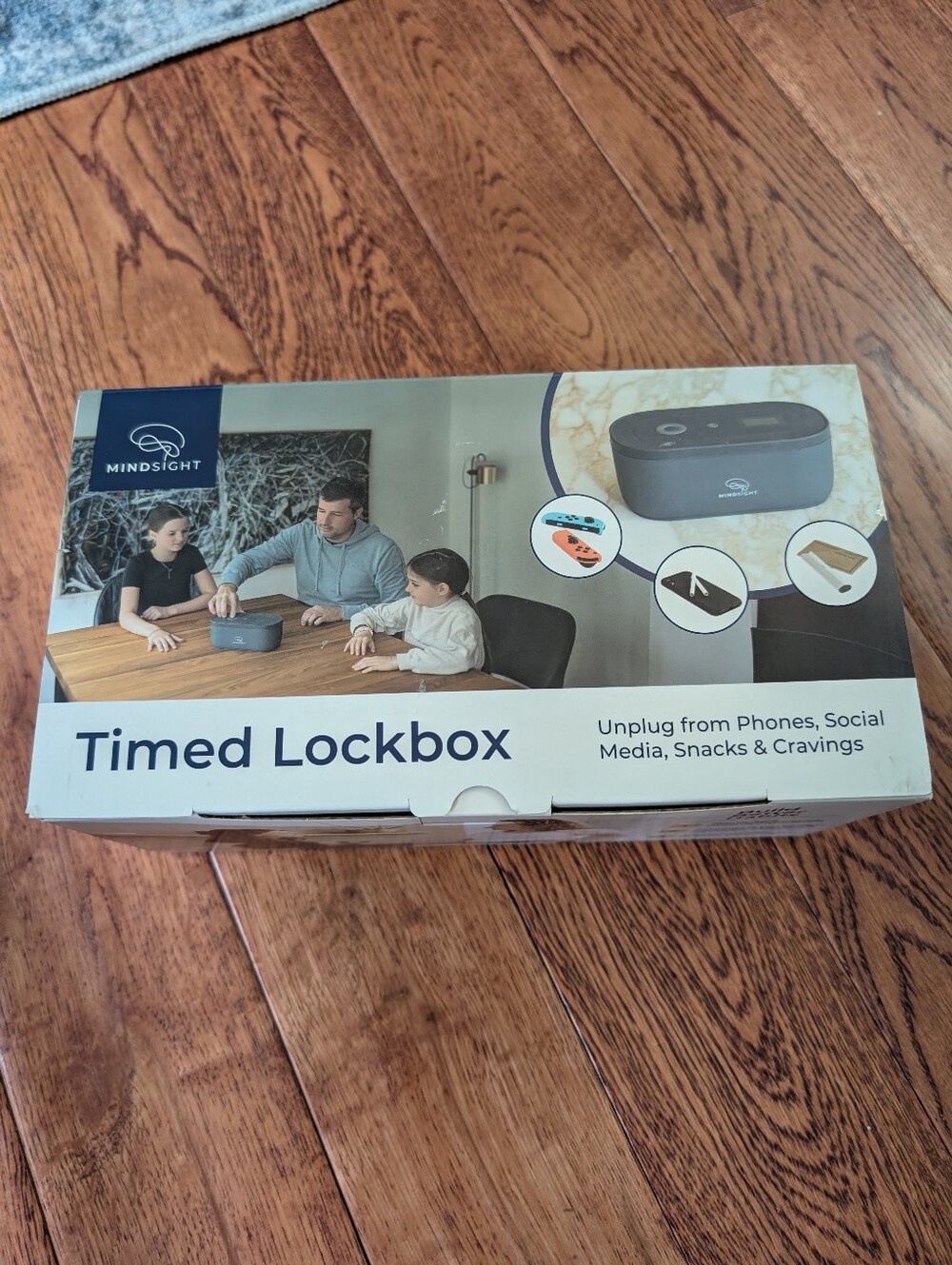 Mindsight Timed Lock Box | Unplug from Phones, Video Games, Social Media Etc NIB